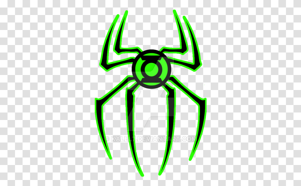 New Green Lantern Spiderman Logo Spiderman Logo, Animal, Insect, Invertebrate, Light Transparent Png