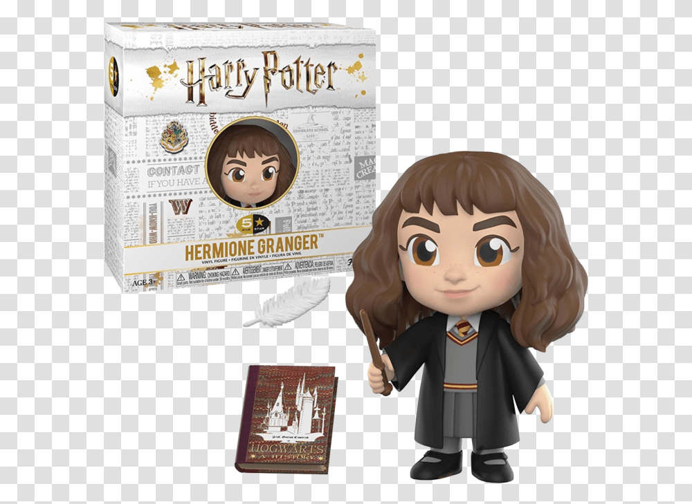 New Harry Potter 5 Star Funko Pop Hermione Toys & Hobbies Funko 5 Star Harry Potter, Clothing, Text, Doll, Person Transparent Png