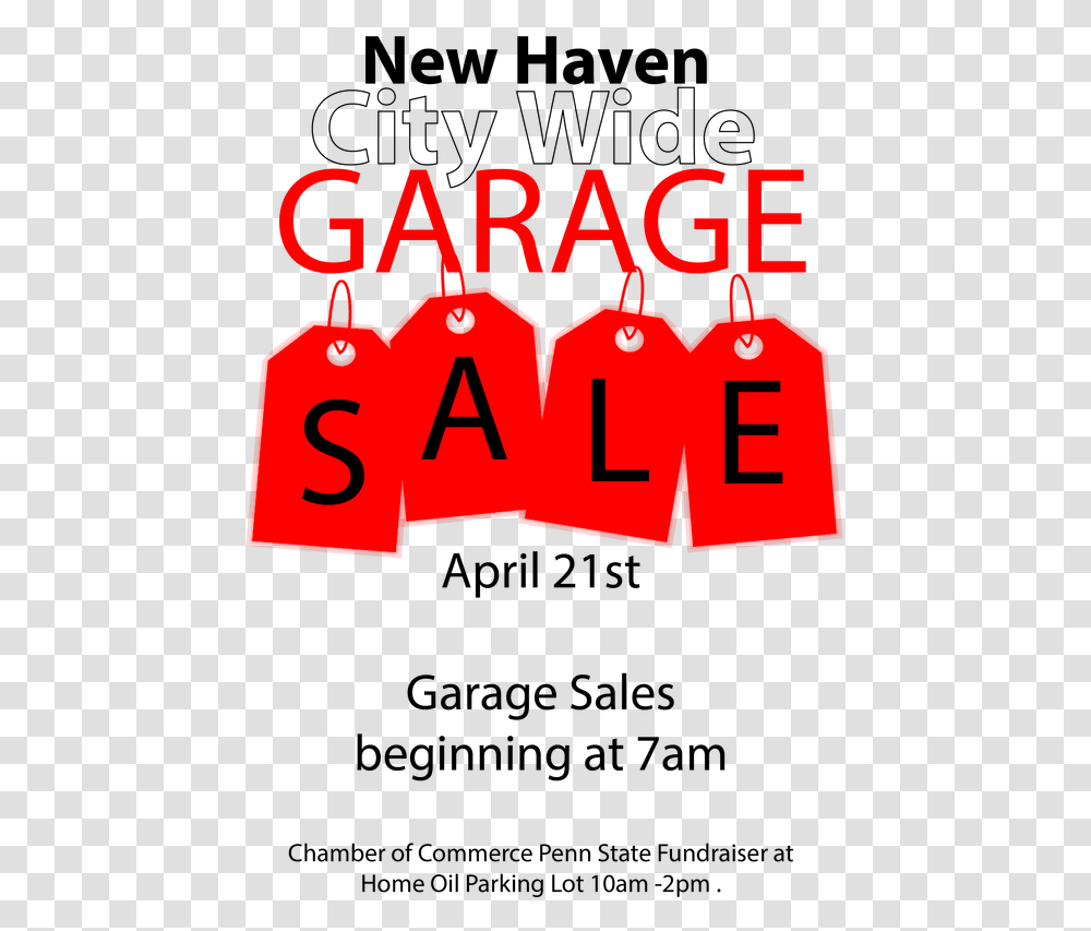 New Haven City Wide Yard Sales April 21st New Haven Banner Vertical, Text, Word, Weapon, Hand Transparent Png