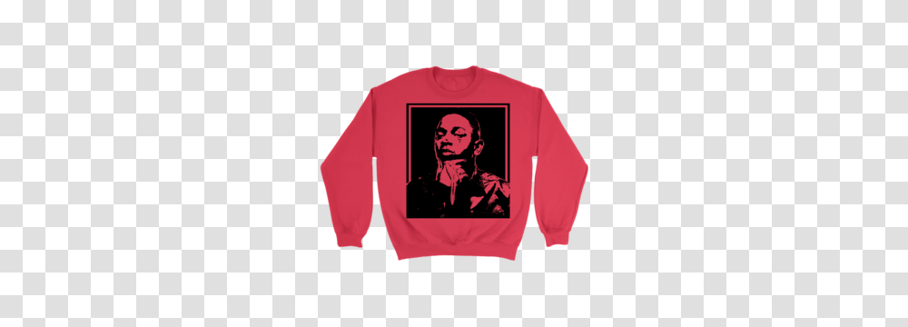 New Hip Hop Graphic Crewneck Featuring Icon Kendrick Lamar, Apparel, Sweatshirt, Sweater Transparent Png