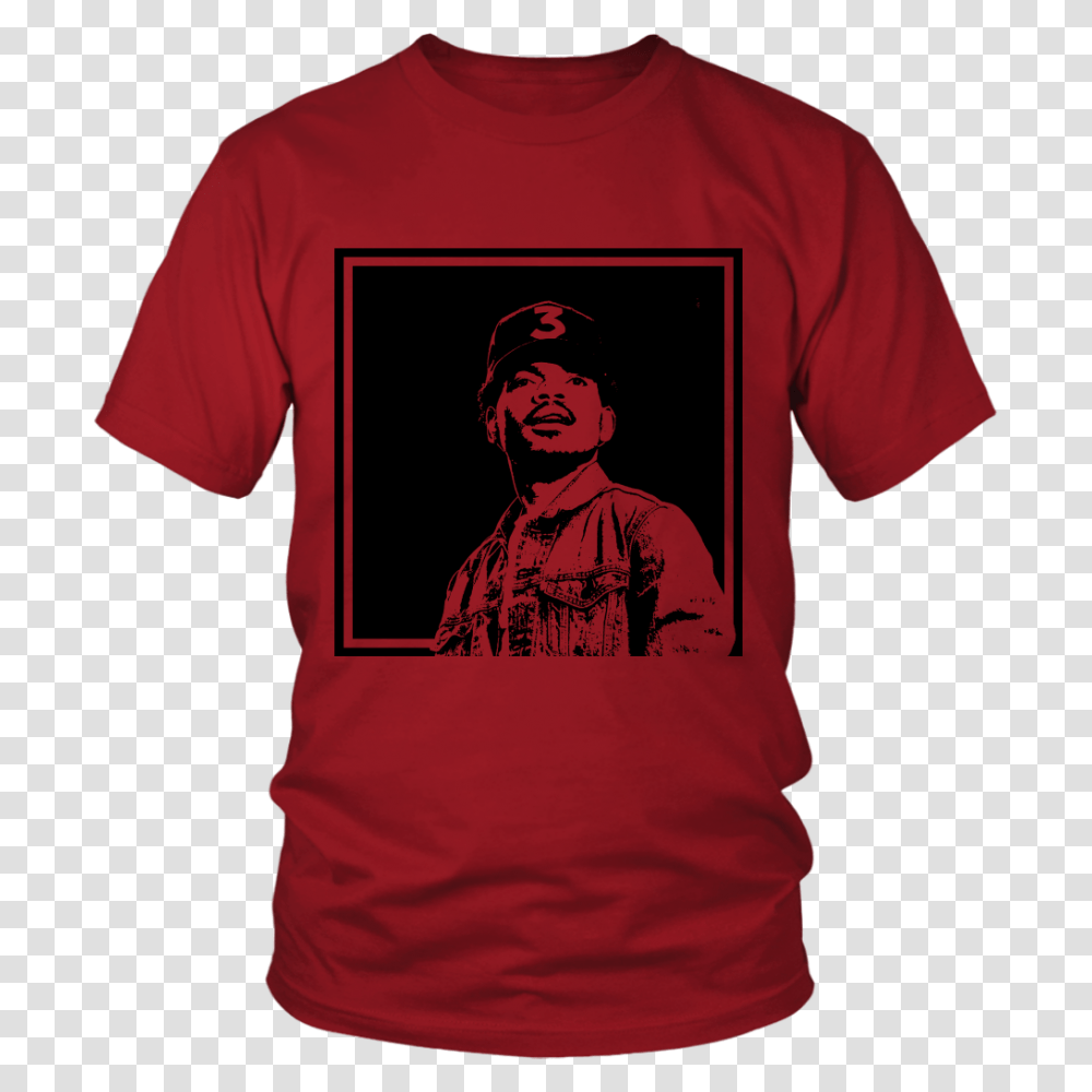New Hip Hop Graphic T Shirt Featuring Chance The Rapper Loudstudio, Apparel, T-Shirt, Person Transparent Png