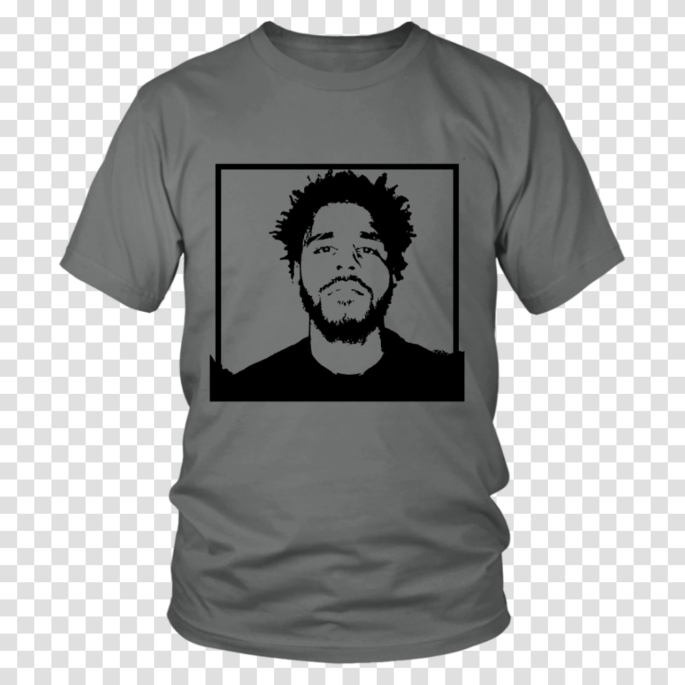 New Hip Hop Graphic T Shirt Featuring Icon J Cole Loudstudio, Apparel, T-Shirt, Sleeve Transparent Png