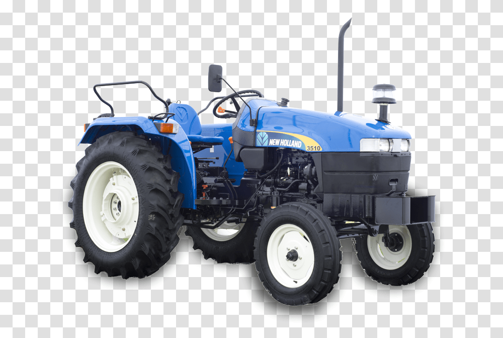 New Holland Tractor, Wheel, Machine, Vehicle, Transportation Transparent Png