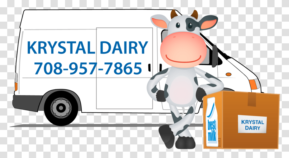 New Home Image Delivery Van Clipart, Cattle, Mammal, Animal, Cow Transparent Png