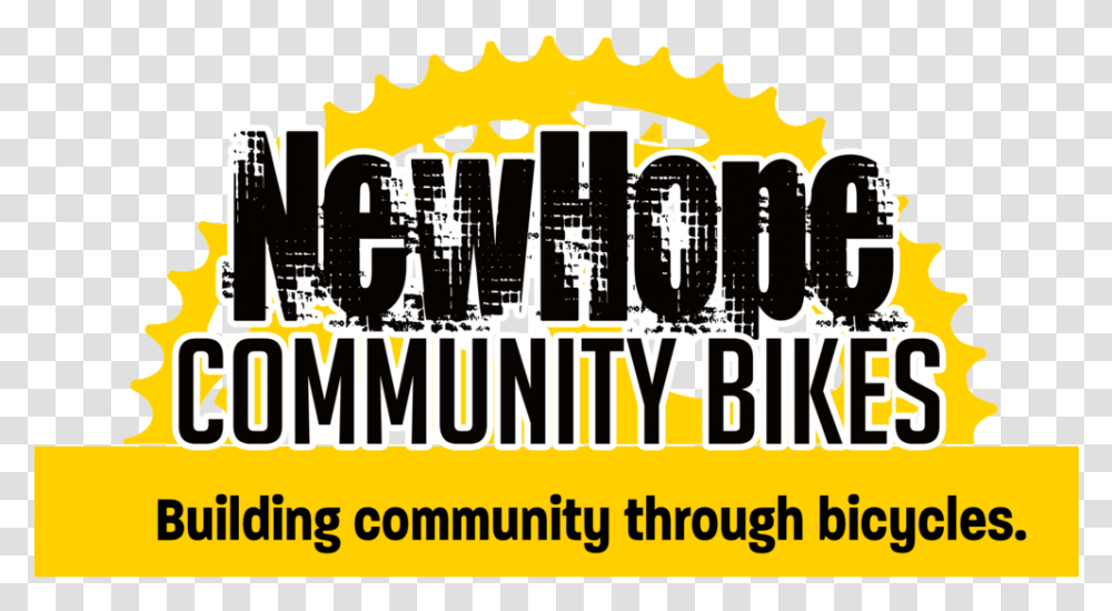 New Hope Community Bikes L, Label, Text, Poster, Advertisement Transparent Png