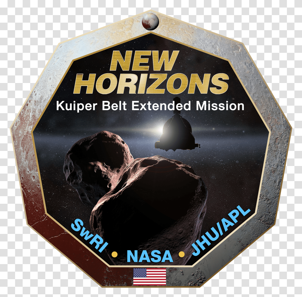 New Horizons The Mission New Horizons Pluto Logo, Disk, Dvd, Passport, Id Cards Transparent Png