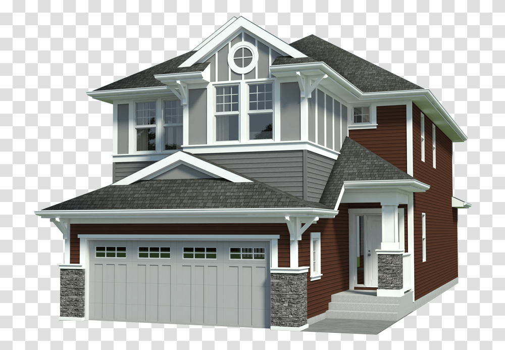 New House Home Images, Housing, Building, Garage, Siding Transparent Png