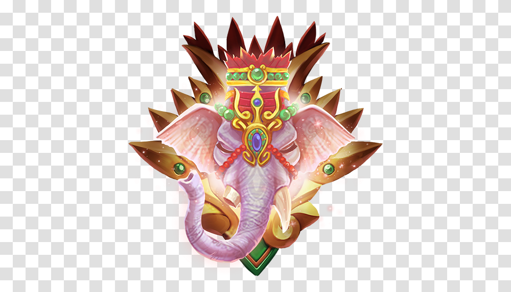 New In Smite Happy Trees 48 Patch Notes Lord Ganesha Fanart, Ornament, Toy, Pattern, Fractal Transparent Png