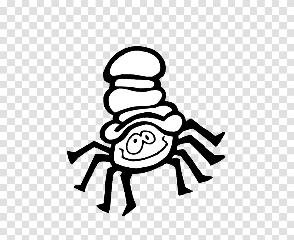 New Itsy Bitsy Halloween Spider Coloring, Stencil, Sea Life, Animal, Light Transparent Png