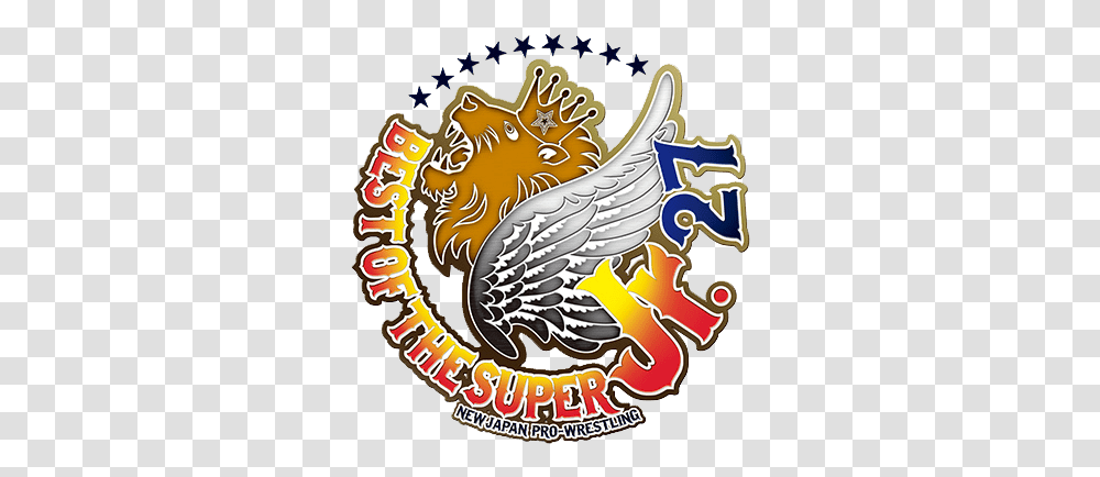 New Japan Pro Wrestling Archives Best Of The Super Juniors 27, Label, Text, Logo, Symbol Transparent Png