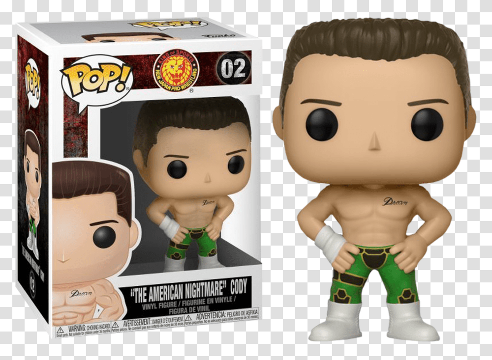 New Japan Pro Wrestling Kenny Omega Funko Pop, Doll, Toy, Head, Person Transparent Png