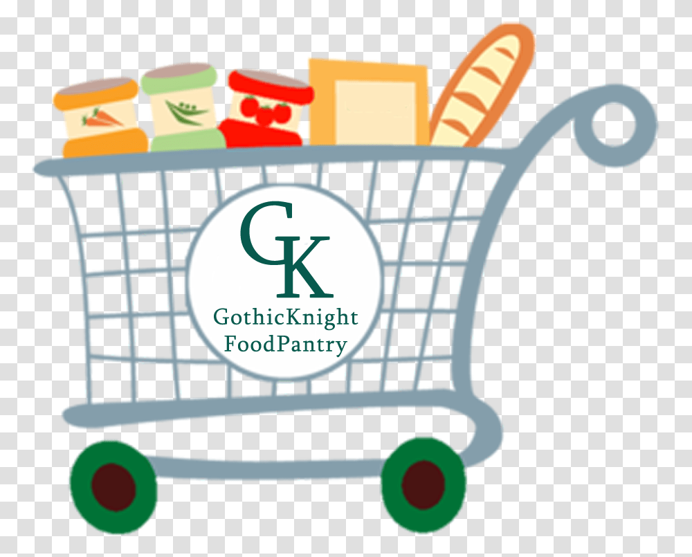 New Jersey City University Gothic Knight Food Pantry, Shopping Cart, Basket, Shopping Basket Transparent Png