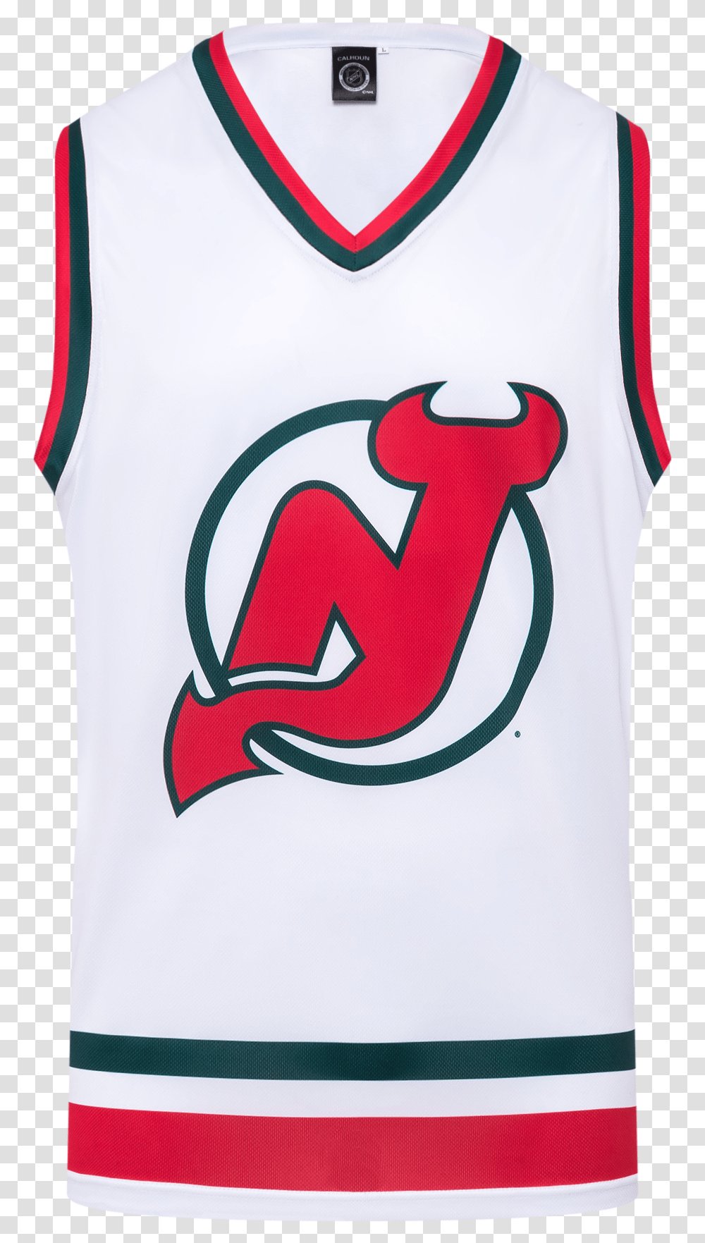 New Jersey Devils Alt Hockey TankClass New Jersey Devils Away Jersey, Apparel, Shirt, T-Shirt Transparent Png