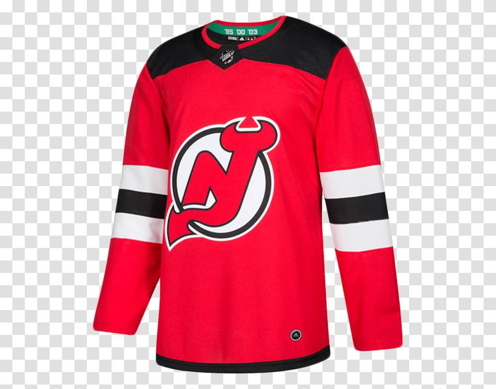 New Jersey Devils Authentic Pro Team Colour Jersey New Jersey Devils Adidas Jersey, Apparel, Shirt, Hoodie Transparent Png