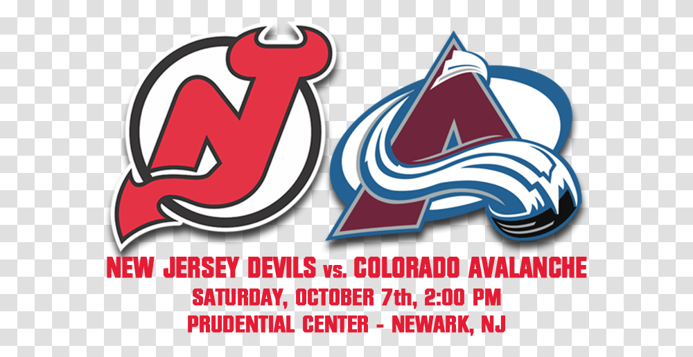 New Jersey Devils Colorado Avalanche Logo Background, Clothing, Apparel, Sombrero, Hat Transparent Png