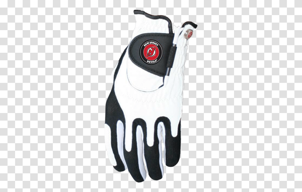 New Jersey Devils Golf Glove Bm20027 Golf Glove, Clothing, Apparel, People, Person Transparent Png