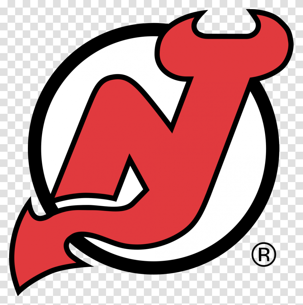 New Jersey Devils Logo Vector Free Download New Jersey Devils Logo, Text, Alphabet, Number, Symbol Transparent Png