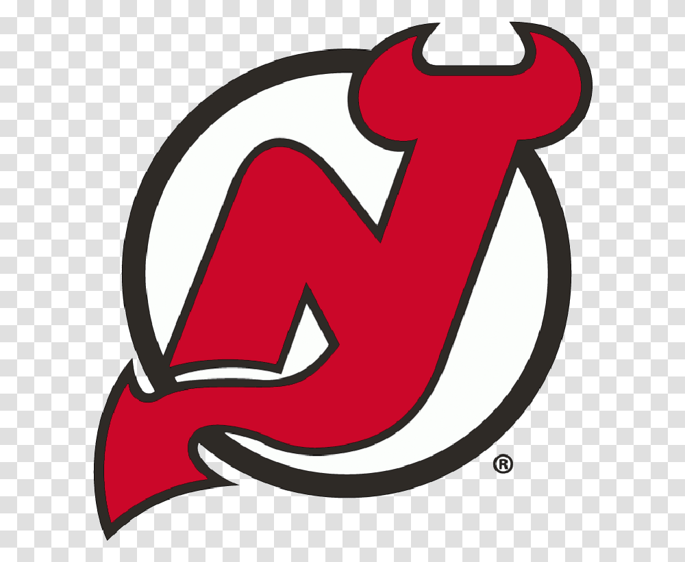 New Jersey Devils Nhl Logos Clipart New Jersey Devils Logo 1982, Text, Alphabet, Symbol, Number Transparent Png