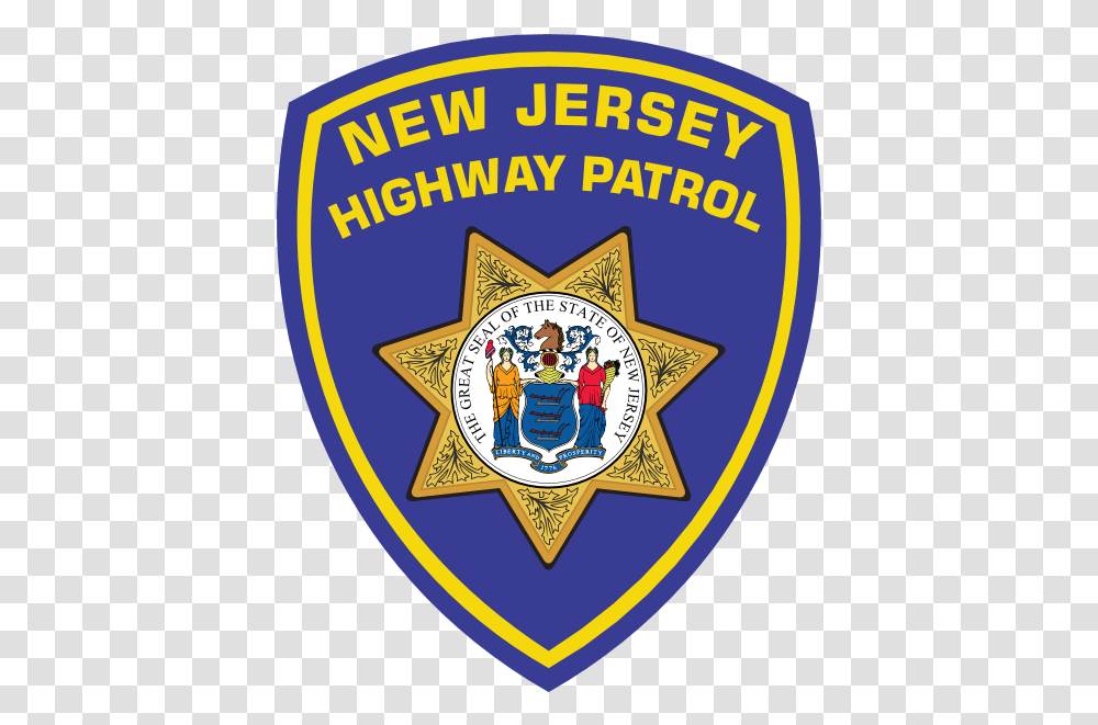 New Jersey Highway Patrol Logo Download Logo Icon Solid, Symbol, Trademark, Person, Human Transparent Png