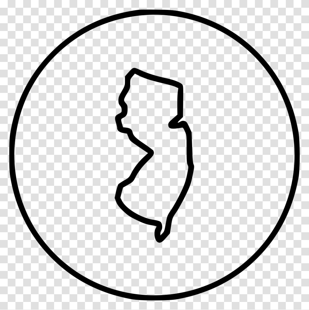 New Jersey Icon Free Download, Hand, Stencil Transparent Png