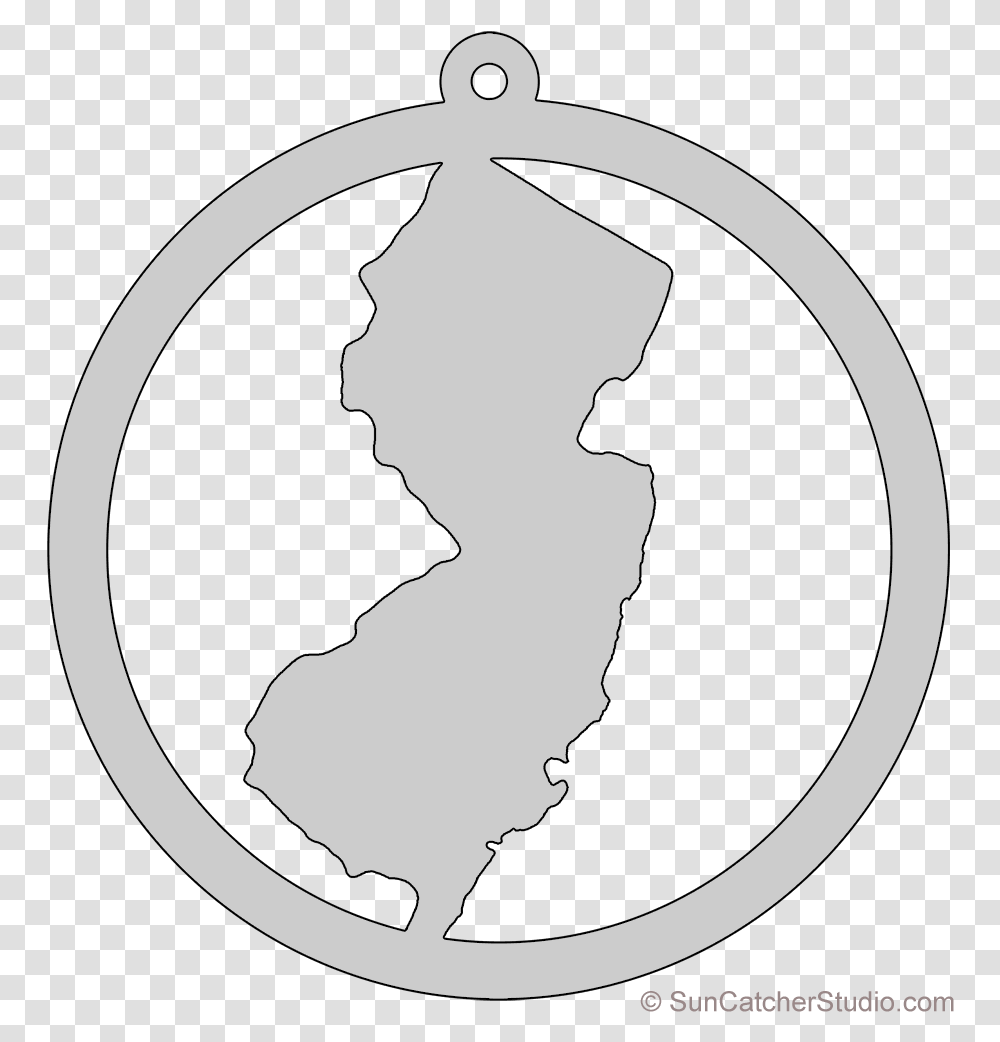 New Jersey On Circle, Person, Human, Label Transparent Png