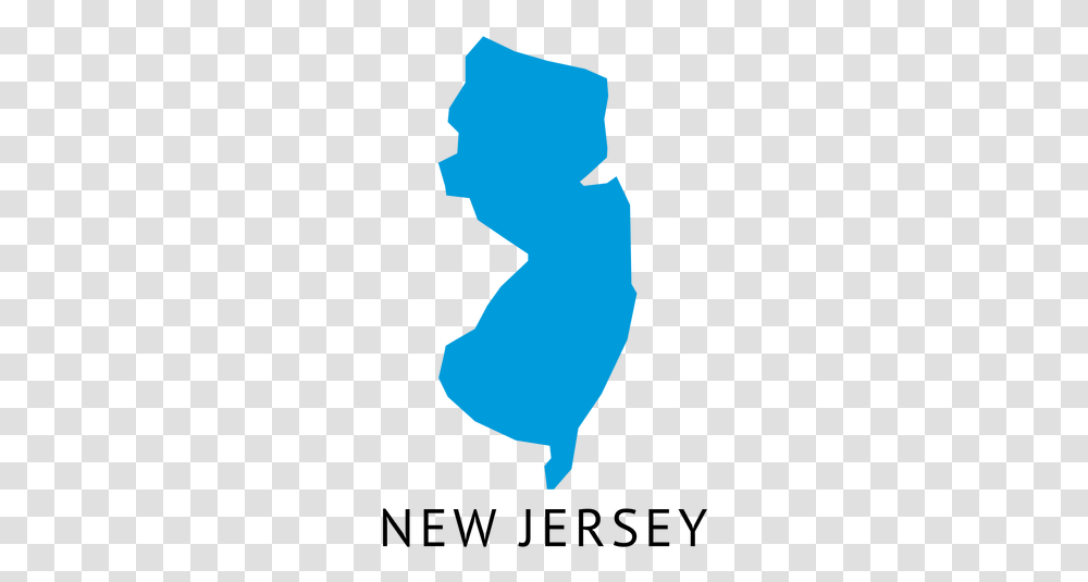 New Jersey State Plain Map & Svg Vector File New Jersey Black, Silhouette, Text, Person, Graphics Transparent Png