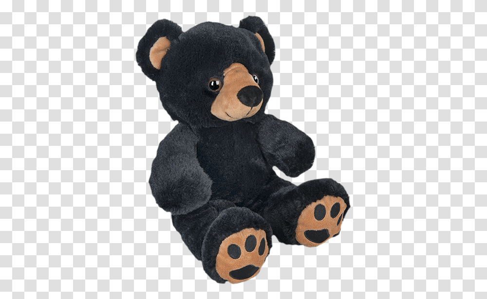 New Jr The Black Bear 8 Black Teddy Bear, Toy, Plush Transparent Png