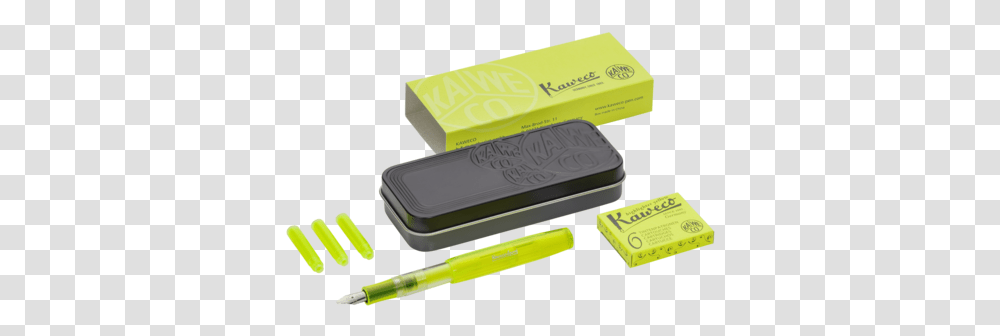 New Kaweco Ice Sport Glow Marker Yellow Kaweco Neon, Rubber Eraser, Pencil Box Transparent Png