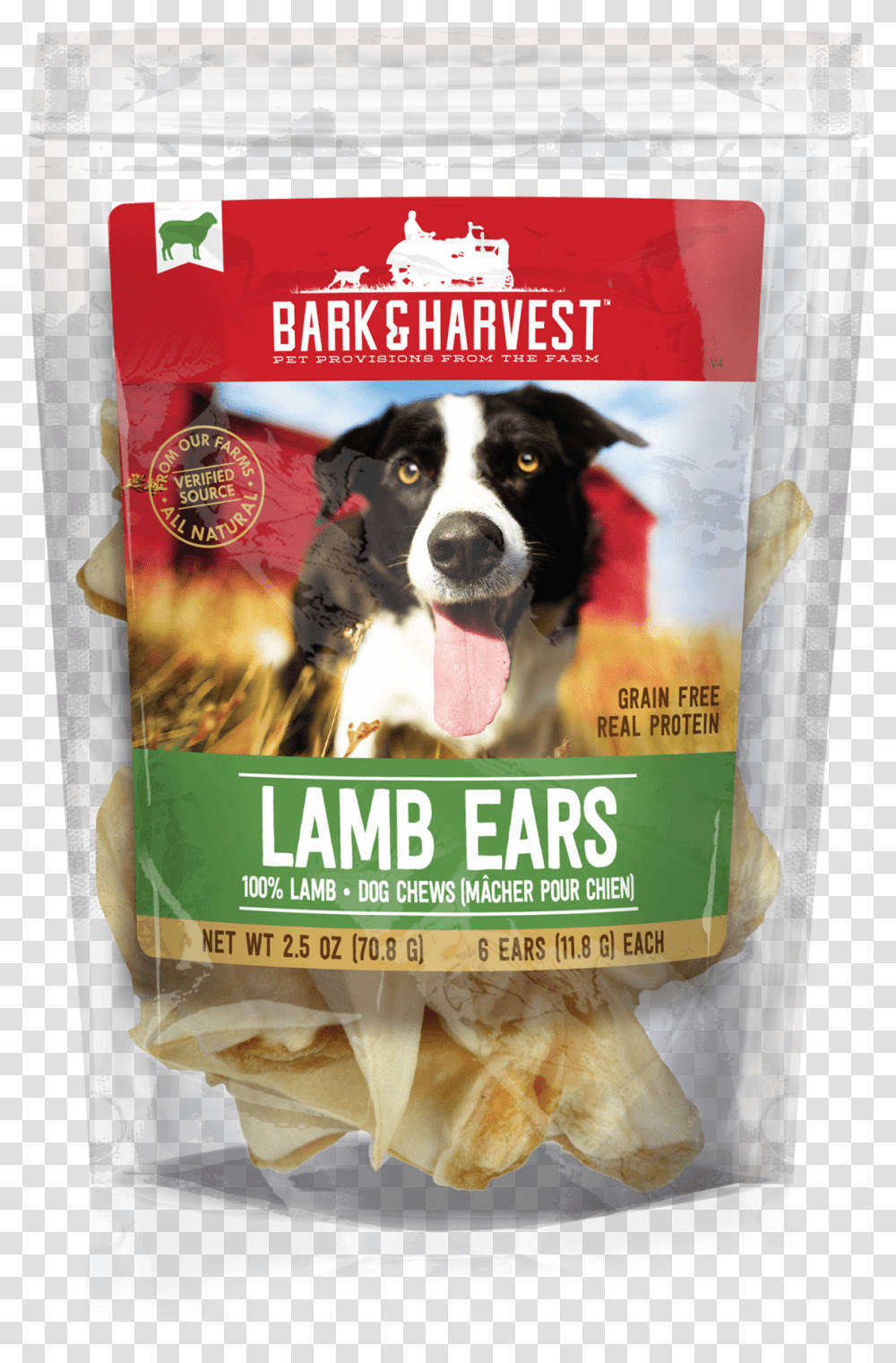 New Lamb Ears 6 Ct Bark And Harvest Treats, Dog, Canine, Animal, Mammal Transparent Png