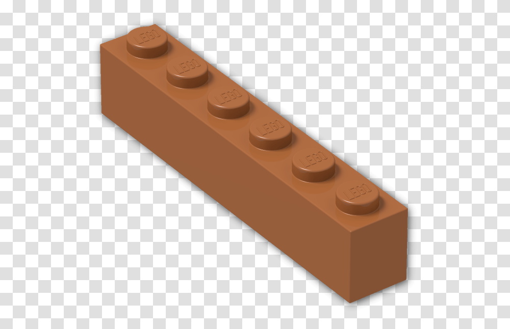 New Lego Brick 1 X 6 Dark Orange Chocolate Bar, Remote Control, Electronics Transparent Png