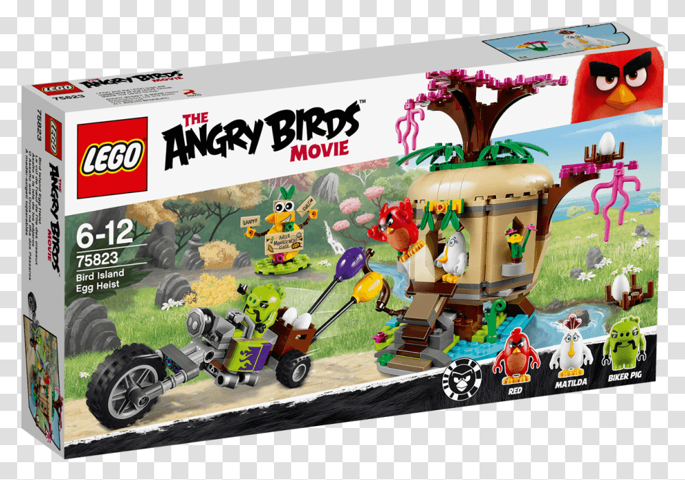 New Lego Minifigure From 75823 Angry Birds Island Egg Heist Lego Angry Birds 75823, Wheel, Machine, Toy, Vehicle Transparent Png