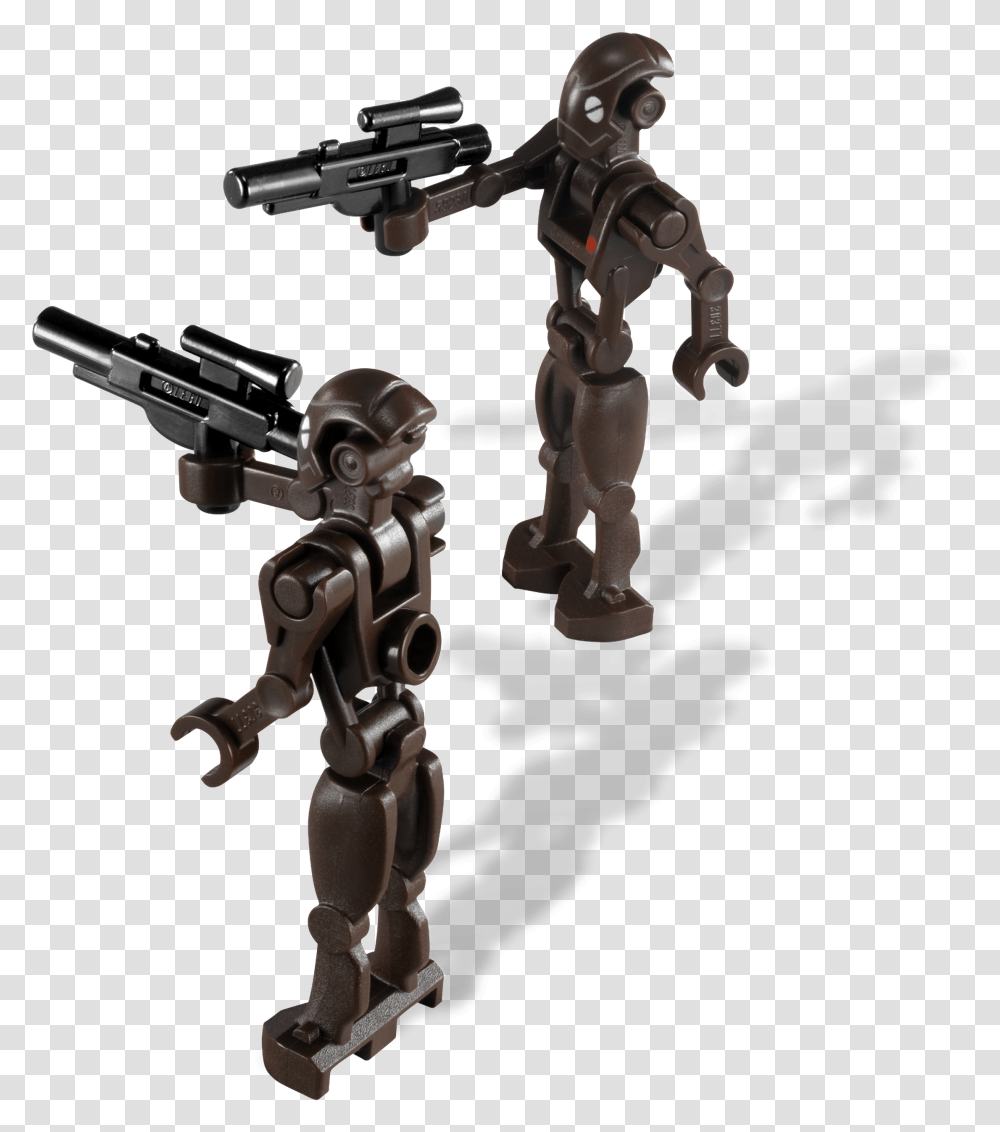 New Lego Star Wars Commando Droids X2 W Blasters Droide Commando, Weapon, Weaponry, Robot Transparent Png