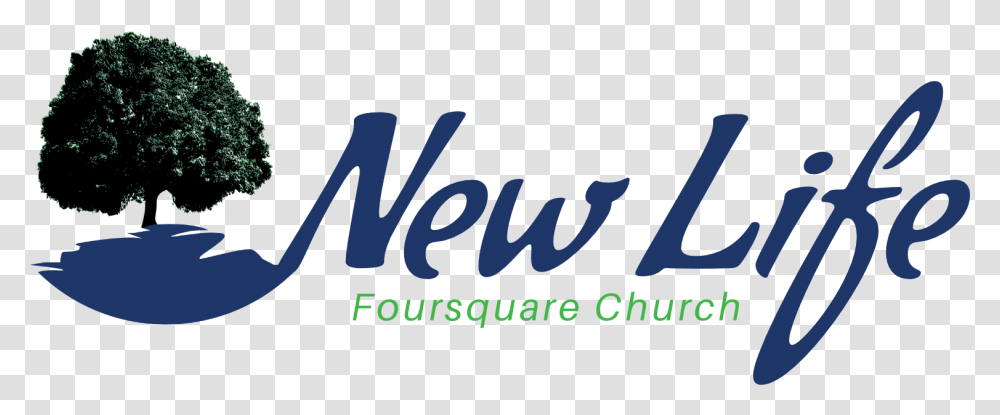 New Life Foursquare Church Tree, Alphabet, Word, Logo Transparent Png