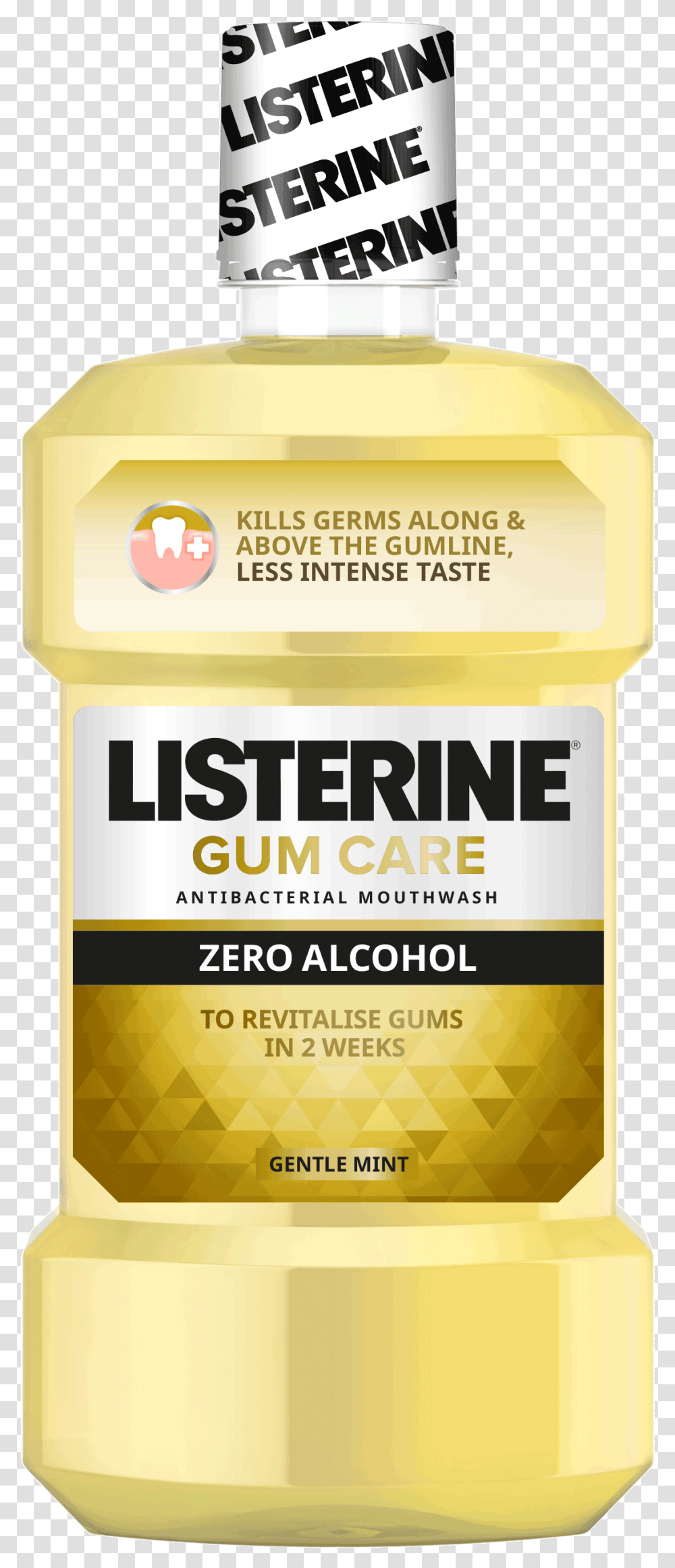 New Listerine Gumcare Clean Listerine Cool Mint Mild Taste, Label, Food, Mayonnaise Transparent Png