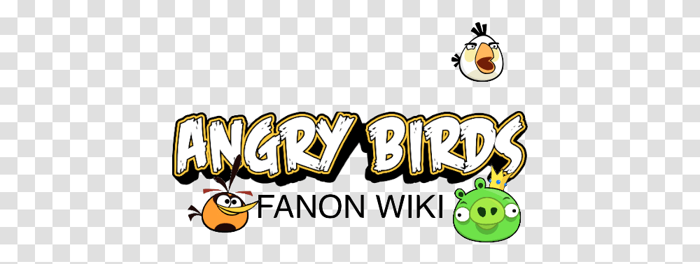 New Logo Fanon Angry Orange And White Bird Angry Birds Dot, Text, Meal, Food, Word Transparent Png