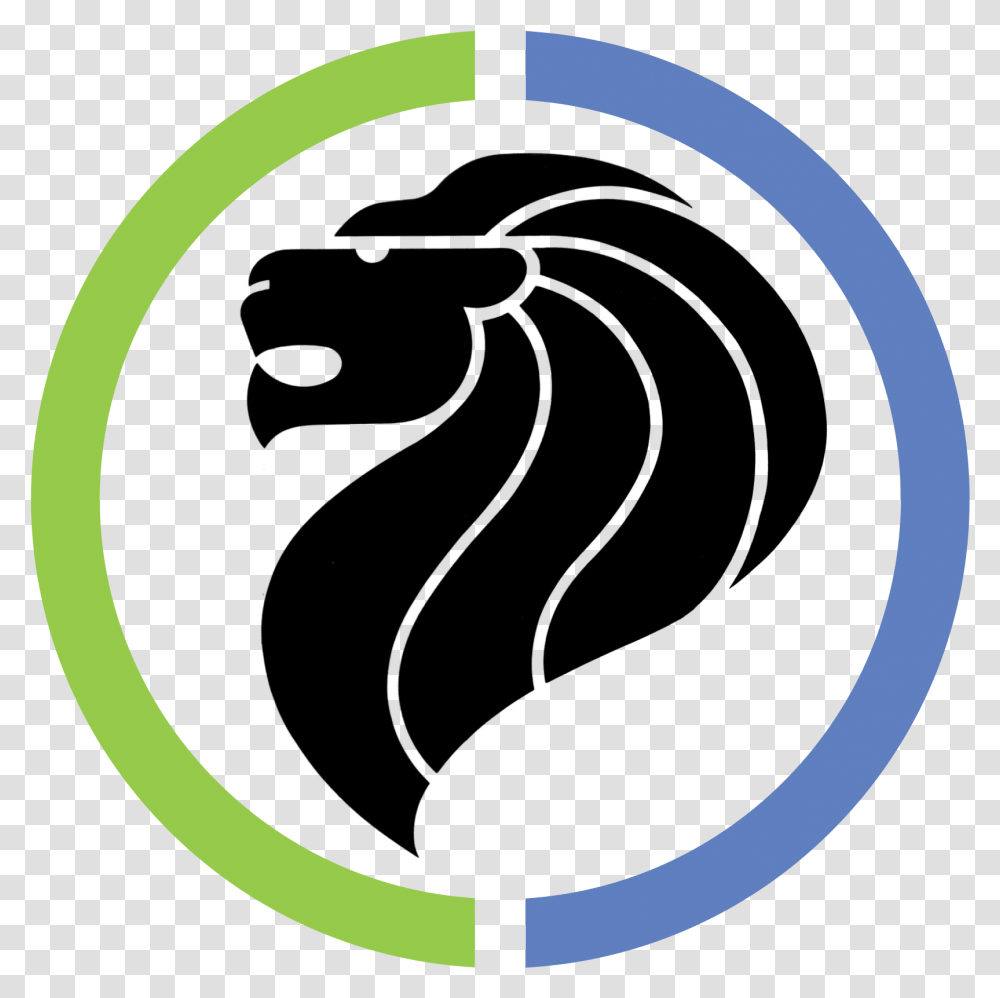 New Logo Issue Singapore Lion Head, Spiral, Coil, Ornament, Pattern Transparent Png