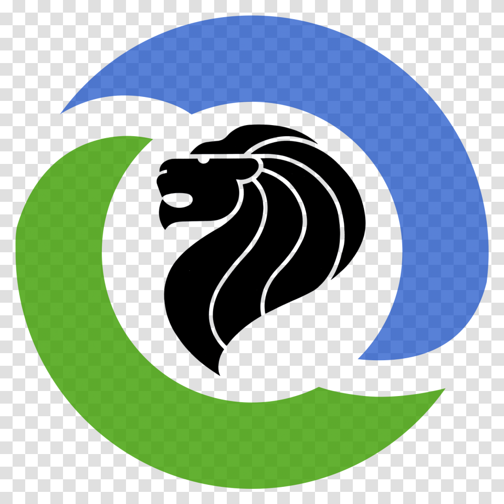 New Logo Issue Singapore Lion Head, Symbol, Trademark, Text, Number Transparent Png