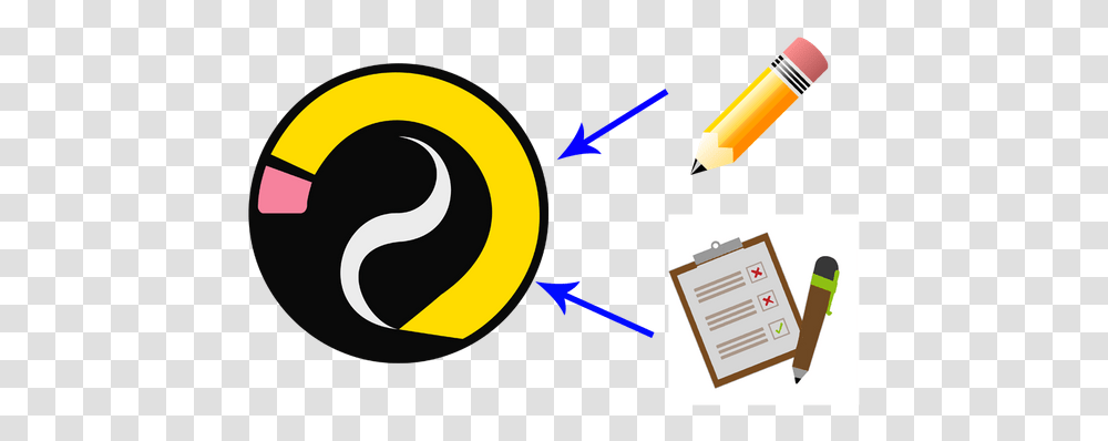 New Logo Proposal For Omninotes App - Steemit Pencil Clipart, Text, Label, Light Transparent Png