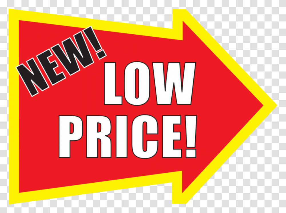 New Low Price Shelf Talker New Low Price Logo, Sign, Road Sign Transparent Png
