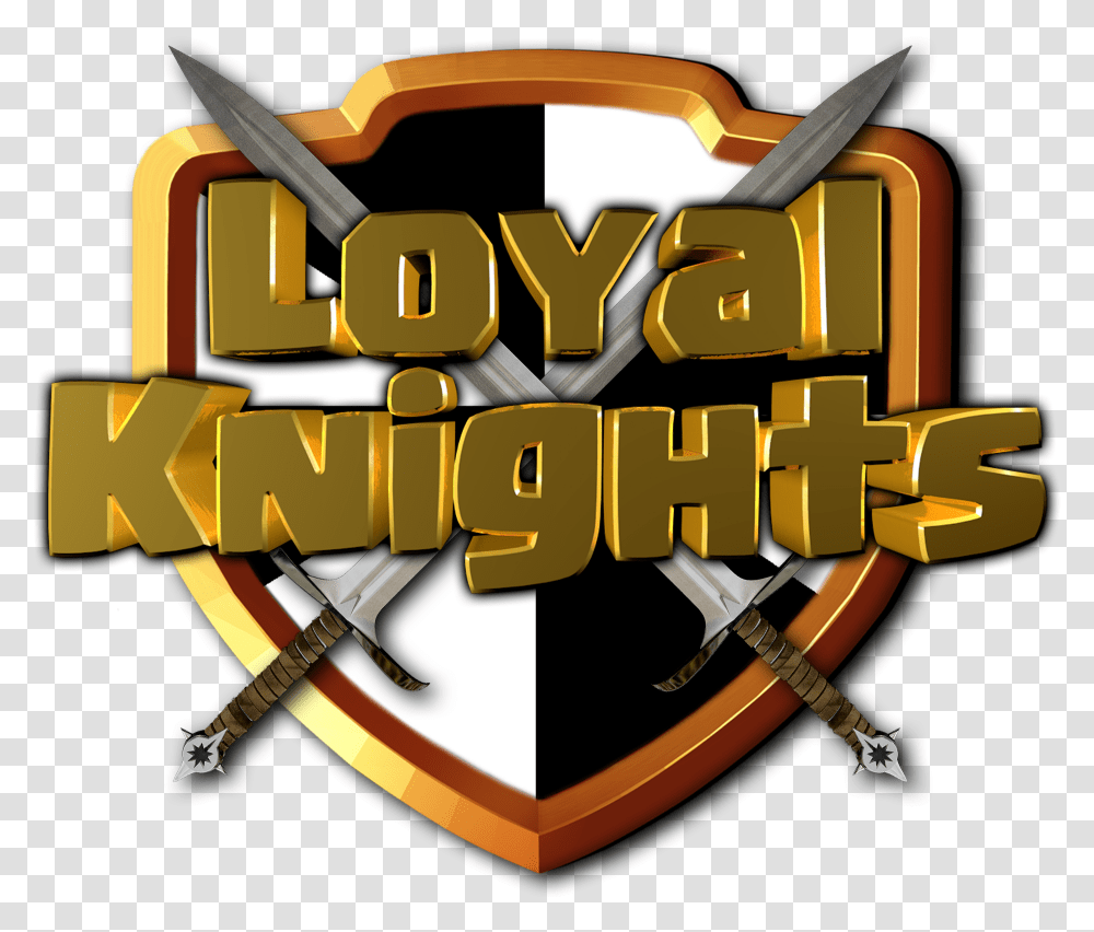 New Loyal Knights Logo Loyal Knights Clash Of Clans Logo Of Clash Of Clans, Word, Alphabet Transparent Png