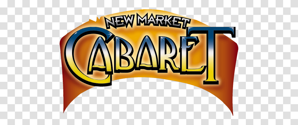 New Market Cabaret Logo Design Horizontal, Word, Text, Food, Bazaar Transparent Png