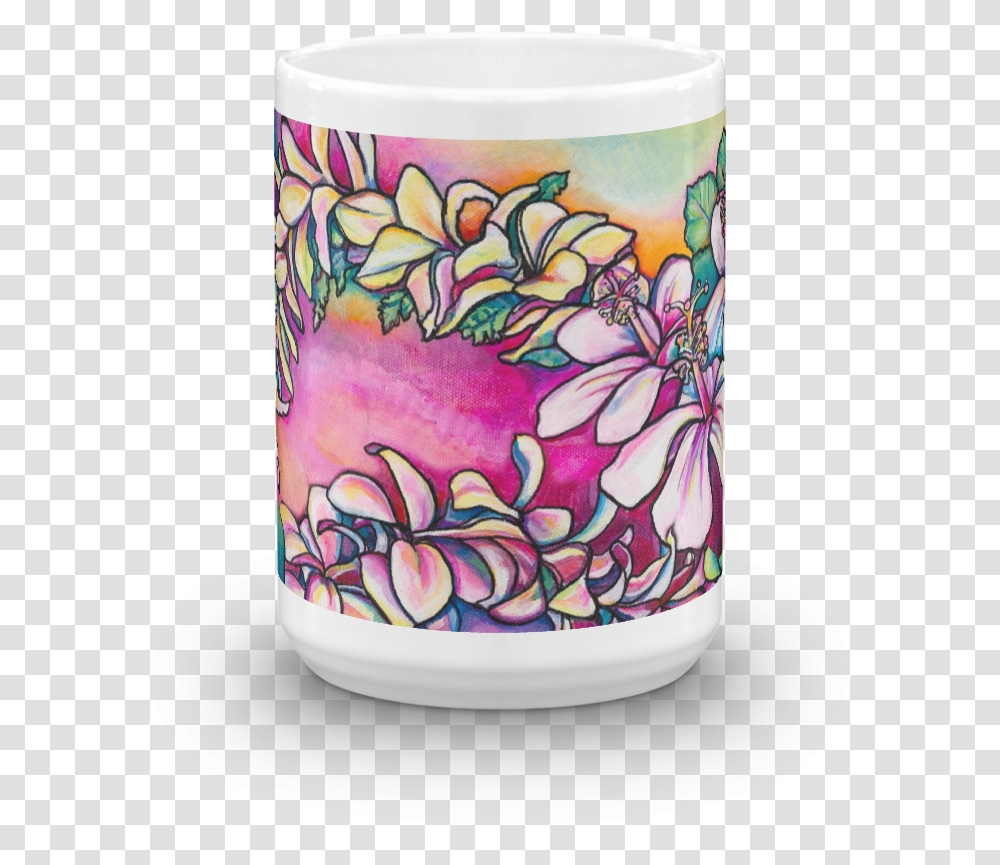 New Na Lei 15 Oz Art Mug Mug, Porcelain, Pottery, Coffee Cup, Saucer Transparent Png