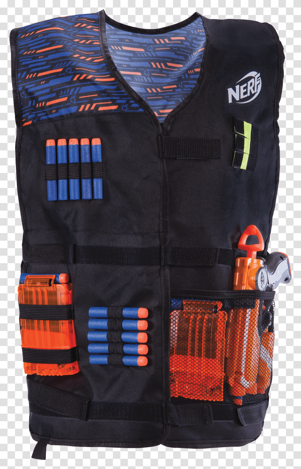 New Nerf Gun Vest, Apparel, Lifejacket Transparent Png