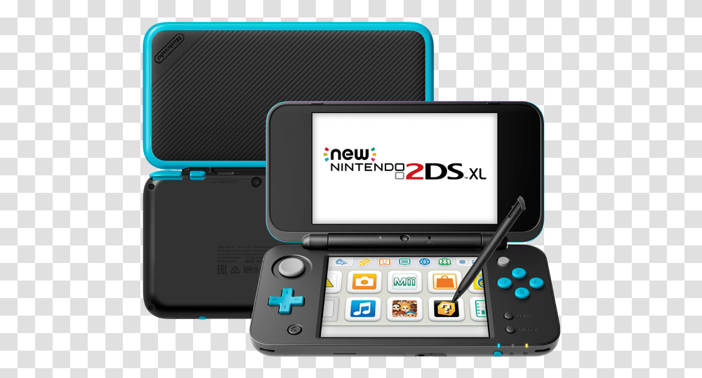 New Nintendo 2ds Xl Black, Mobile Phone, Electronics, Monitor Transparent Png