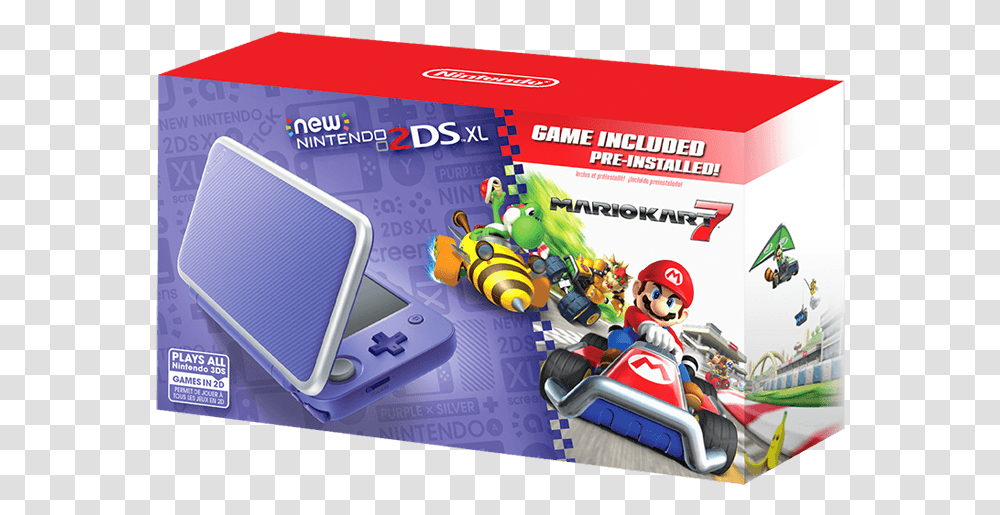 New Nintendo 2ds Xl Mario Kart 7 Bundle, Mobile Phone, Electronics, Cell Phone, Vehicle Transparent Png