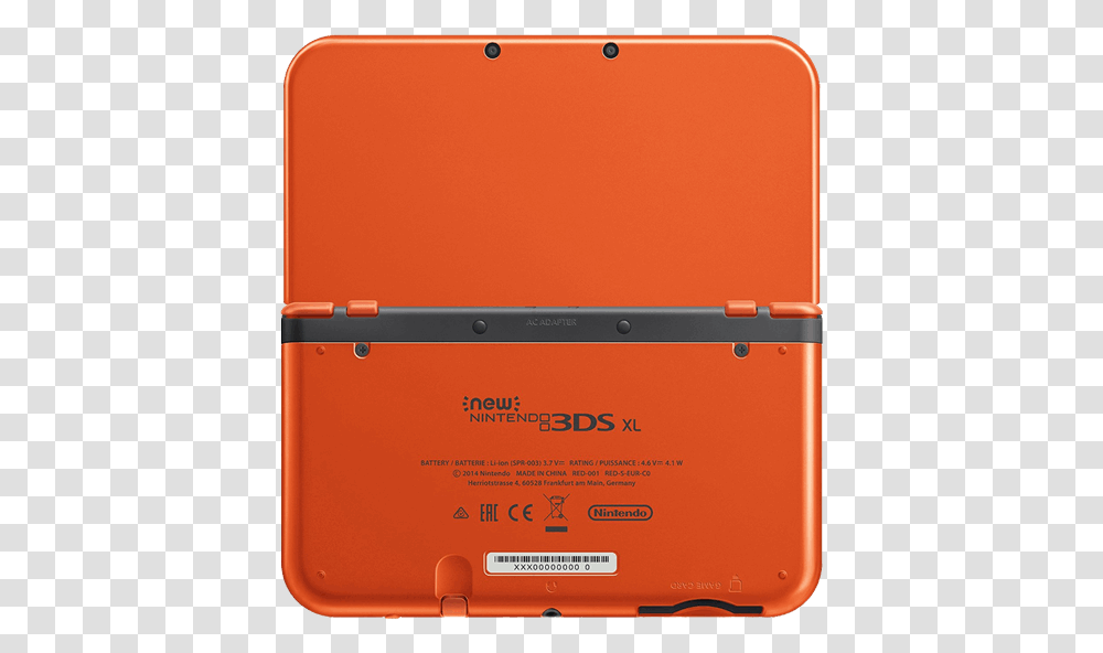 New Nintendo 3ds Xl Orange & Black Console 3ds, Text, Laptop, Computer, Electronics Transparent Png