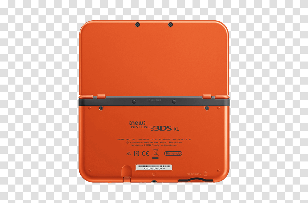 New Nintendo Xl Orange Black Console, First Aid, Label, Alphabet Transparent Png