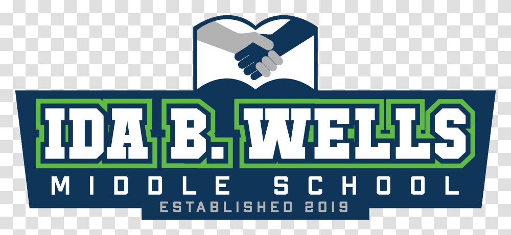 New North Middle School Logo Ida B Wells Middle School Dc, Hand, First Aid, Handshake Transparent Png