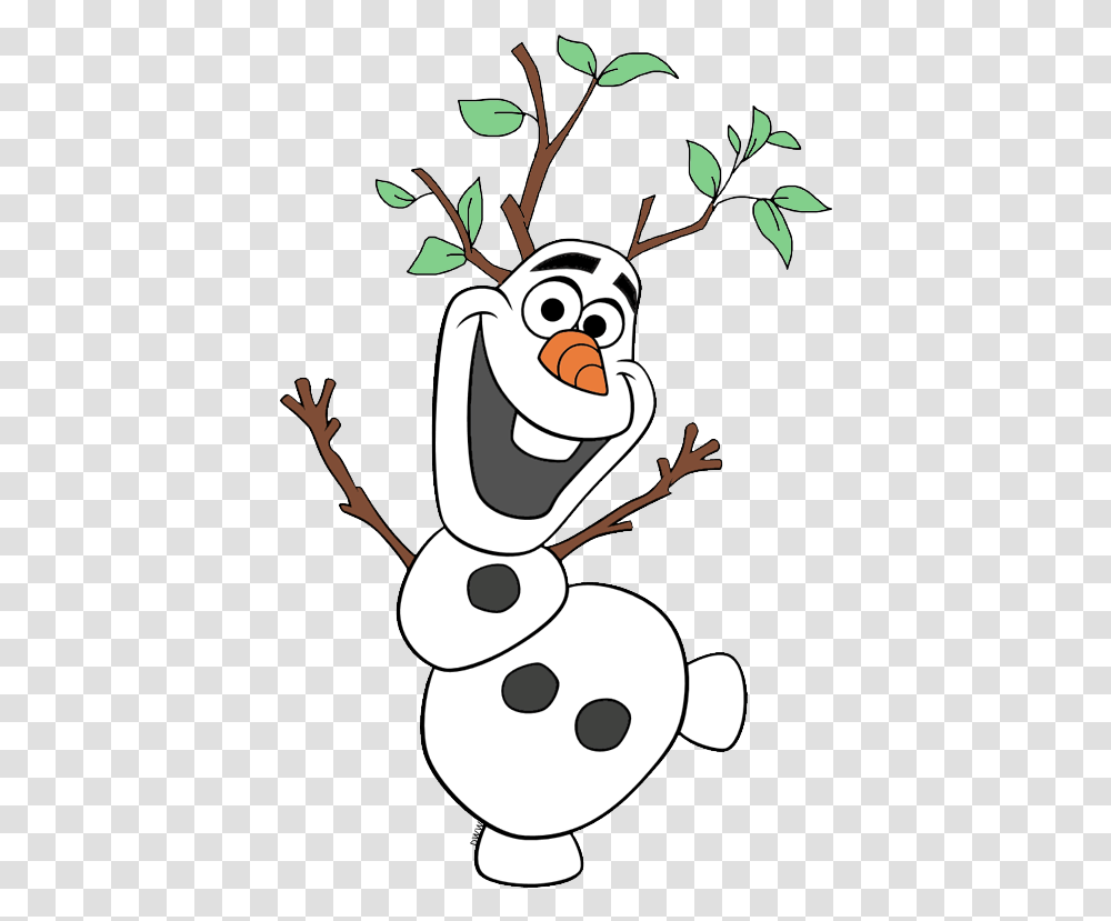 New Olaf In Spring Growing Leaves Olaf Olaf Clipart, Graphics, Plant, Wasp, Insect Transparent Png