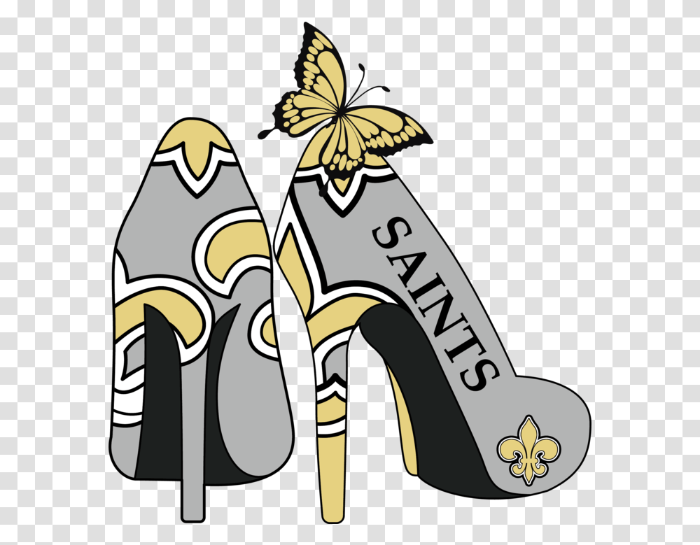 New Orlean Saints Football Sexy High Heels Diva Queen Life Wife Svg Clip Art, Text, Dynamite, Bomb, Weapon Transparent Png